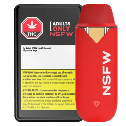 Adults Only Naked Liquid Diamond NSFW THC Disposable Vape australia