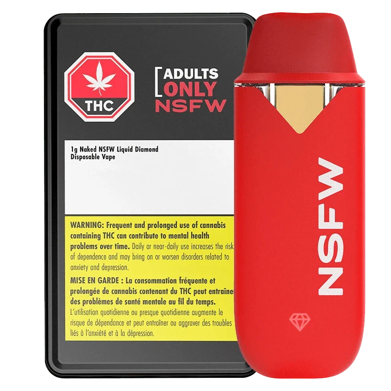 Adults Only Naked Liquid Diamond NSFW THC Disposable Vape australia