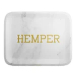 Luxe Marble White Rolling Tray