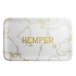 Luxe Marble White/Gold Rolling Tray - Image 4