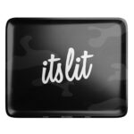 It's Lit Black Camouflage Rolling Tray - Image 3