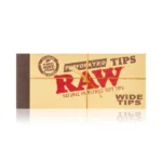 RAW - Wide Perforated Filter Tips Booklet 50ct - Image 2