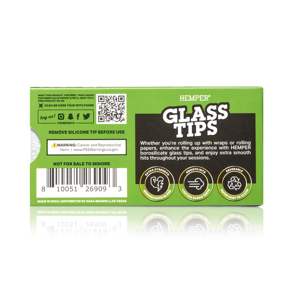 Glass Filter Tips 7mm | 5 Pack - Image 3