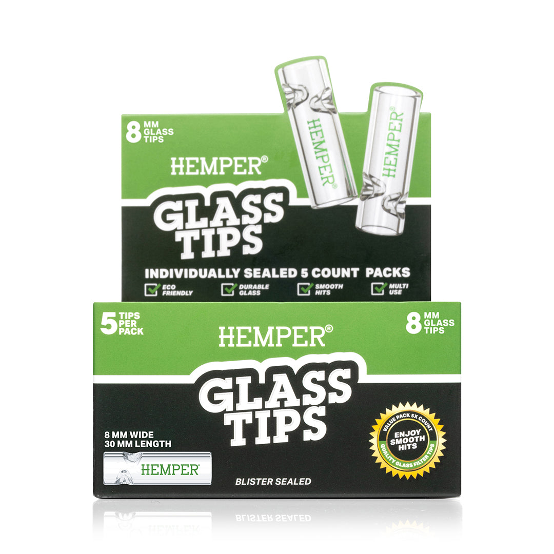 Glass Filter Tips 8mm | Display - Image 1
