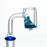 Thermo Chromic Quartz Banger with Color Changing Crystals | 14mm Male Joint | 25mm OD | 5mm Thickness - Image 4