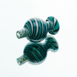 Candy Stripe Bubble Glass Carb Cap - Image 5