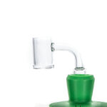 Flat Top Thick Base Quartz Banger | 14mm Male Joint | 25mm OD | 2mm Thickness - Image 2