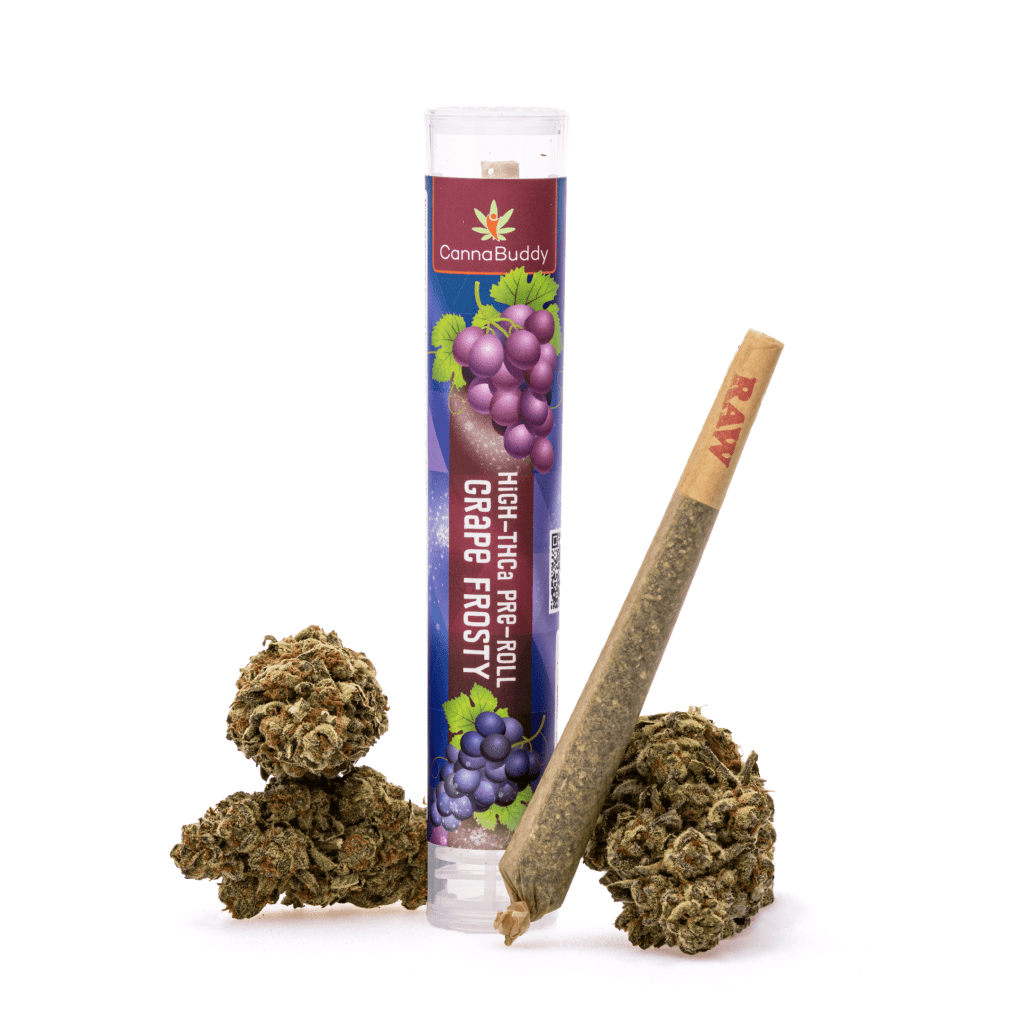 High-THCa-Flower-Pre-Roll-Grape-Frosty-Combo THCa Flower Pre-Roll Grape Frosty - Image 1
