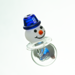 Snowman Glass Carb Cap