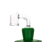 Thick-Base Large Quartz Banger | High Airflow | 14mm Male Joint | 25mm OD | 2mm Thickness - Image 2