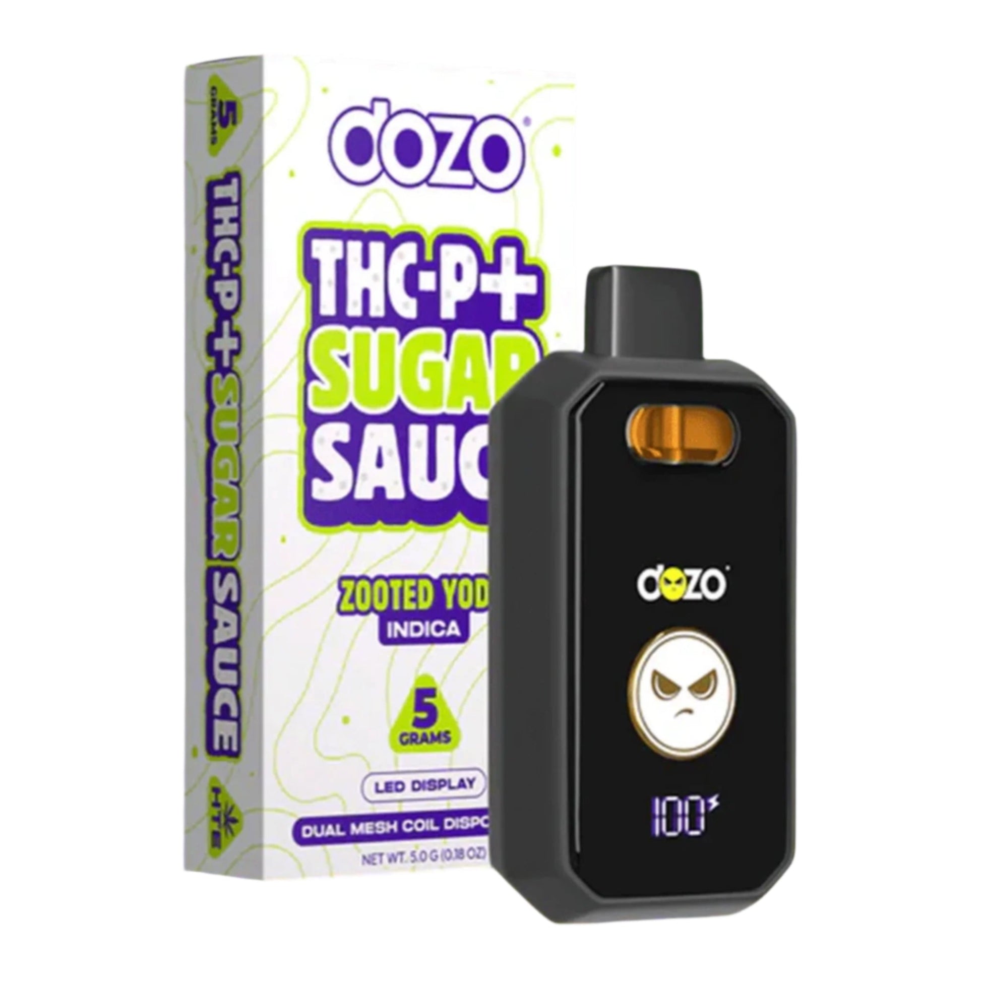 dozo-thc-p-sugar-sauce-vaporizer-5000mg-1152073517 Dozo THC-P + Sugar Sauce Vaporizer - 5000mg - Image 1