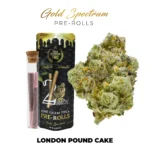 London Pound Cake Gold Spectrum THC-A Pre-Rolls – 1g (2ct)