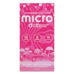 Micro Dot Mushroom Squares Gourmet Chocolate Bars - 8g - Image 2