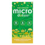Micro Dot Mushroom Squares Gourmet Chocolate Bars - 8g - Image 3