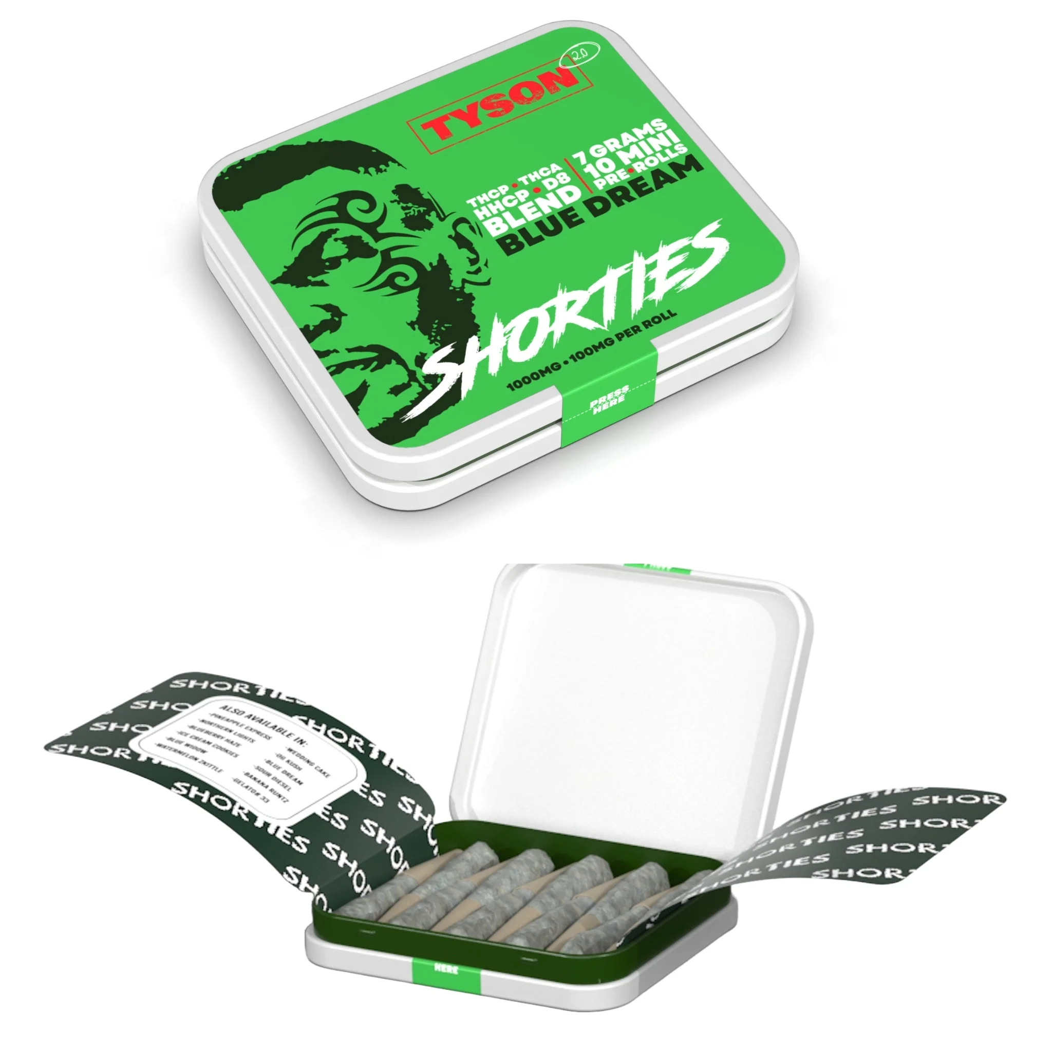 tyson-blend-shorties-10ct-uk Tyson THC-A Blend Shorties – 10ct - Image 1